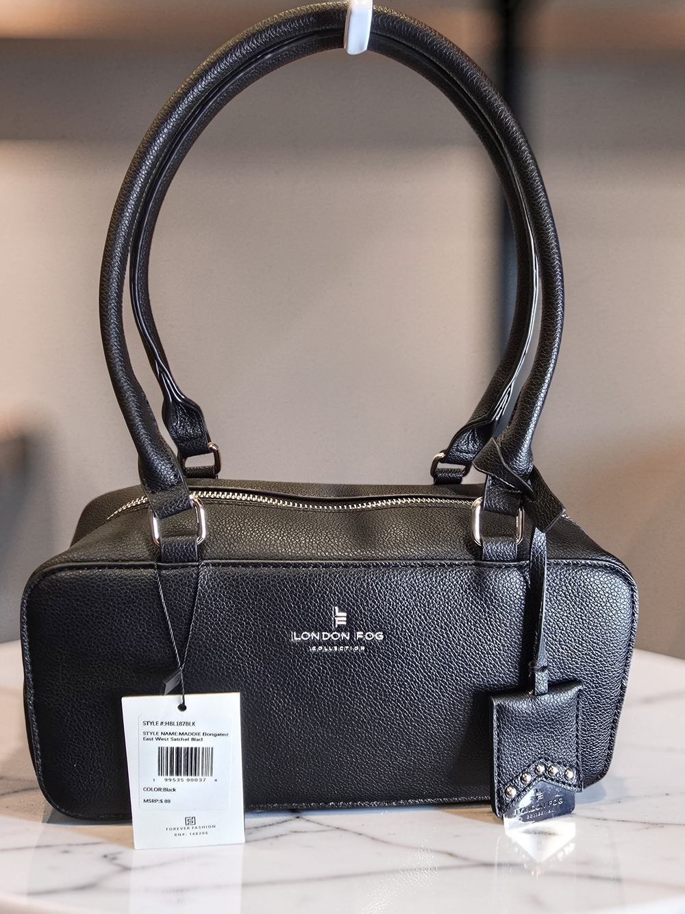 London Fog Maddie Elongated East West Satchel – NWT